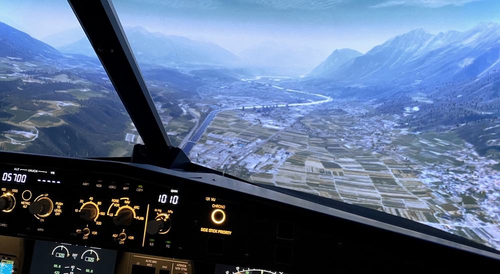 AT-F1005 Airbus 320 Flight Simulator and Visual System